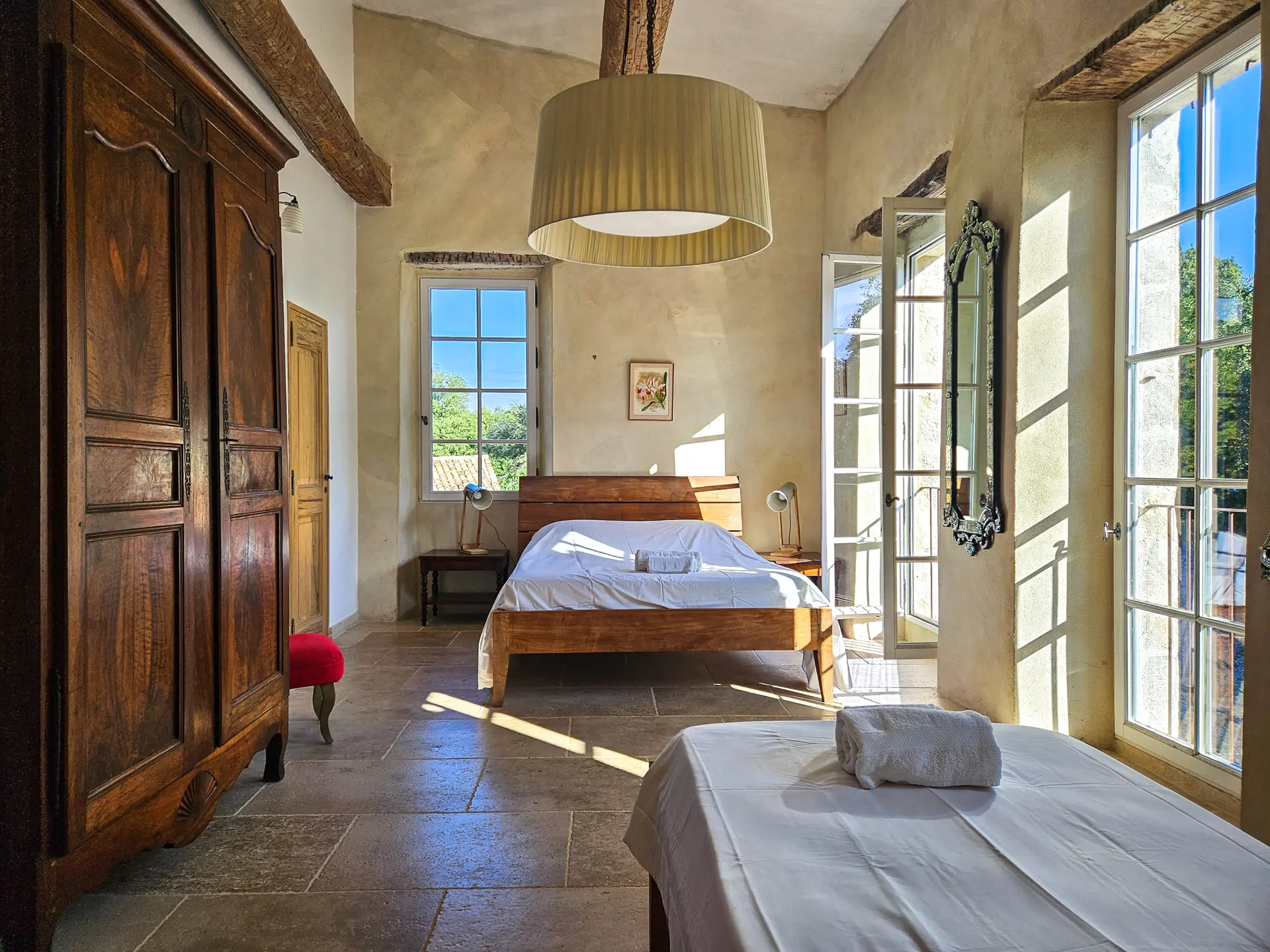 Une chambre au premier étage